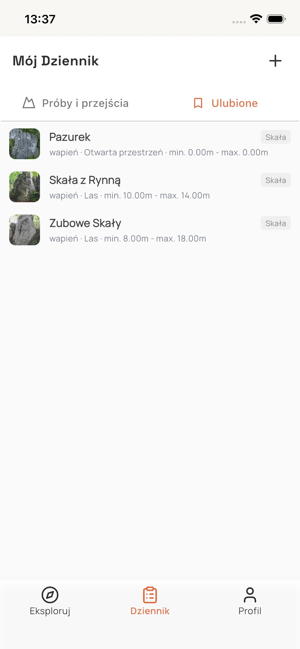 Cruxmate — favourite crags