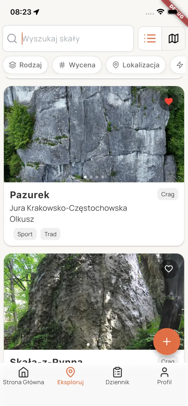 Cruxmate — explore crag list with photos